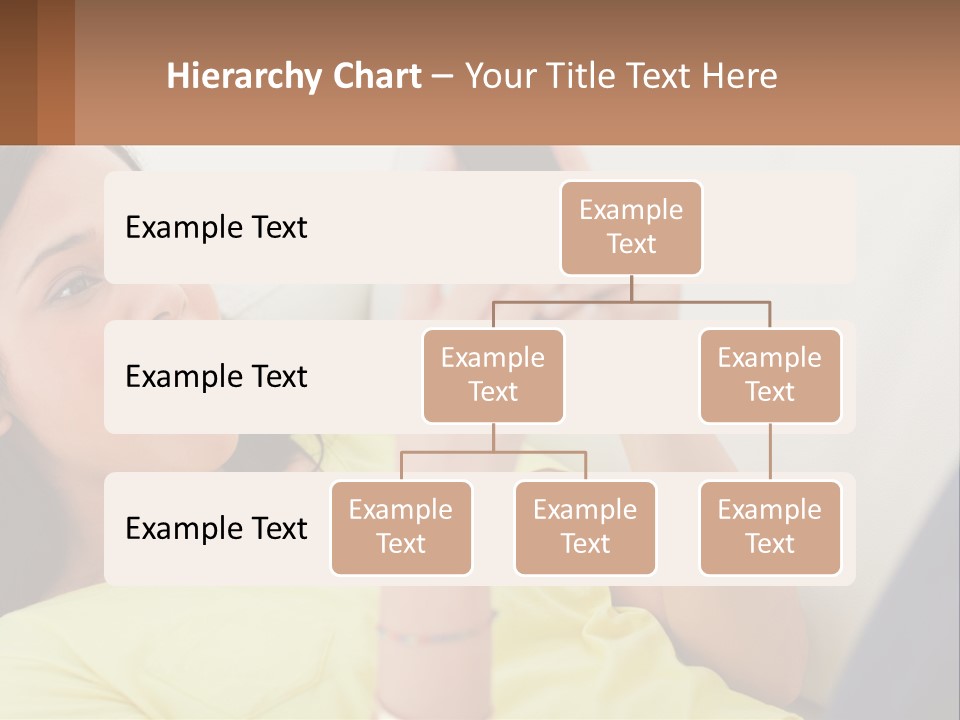A Woman Sitting On A Couch Holding A Cell Phone PowerPoint Template