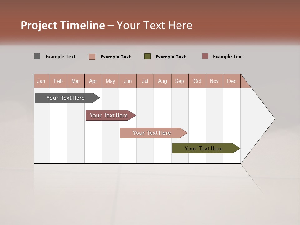 A Woman's Bare Feet On A Tile Floor PowerPoint Template