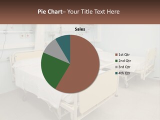 A Hospital Room With Two Beds And A Monitor PowerPoint Template