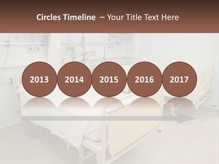 A Hospital Room With Two Beds And A Monitor PowerPoint Template