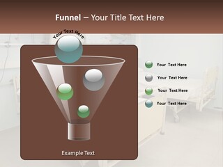A Hospital Room With Two Beds And A Monitor PowerPoint Template
