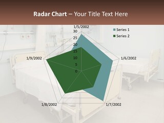 A Hospital Room With Two Beds And A Monitor PowerPoint Template