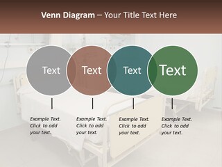 A Hospital Room With Two Beds And A Monitor PowerPoint Template