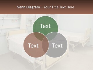 A Hospital Room With Two Beds And A Monitor PowerPoint Template