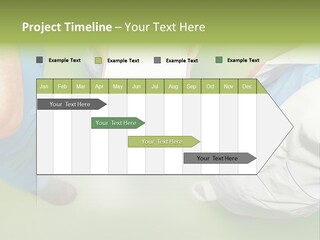 A Group Of People Standing Around A Binder PowerPoint Template