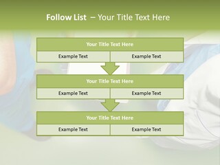 A Group Of People Standing Around A Binder PowerPoint Template