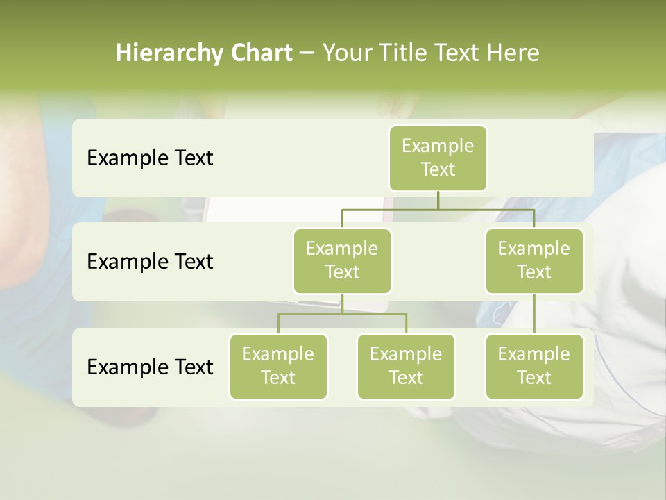 A Group Of People Standing Around A Binder PowerPoint Template