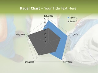 A Group Of People Standing Around A Binder PowerPoint Template