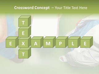 A Group Of People Standing Around A Binder PowerPoint Template