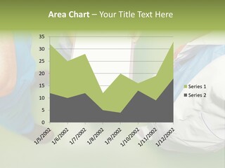 A Group Of People Standing Around A Binder PowerPoint Template