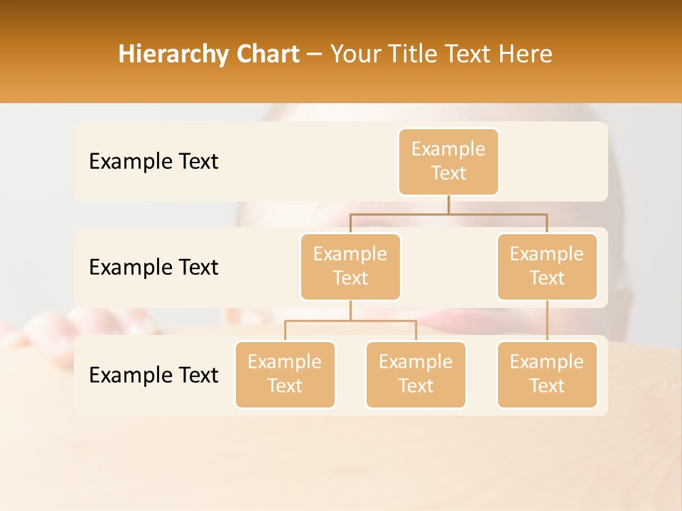 A Baby Is Peeking Over A Wooden Table PowerPoint Template
