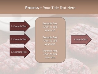 Hamburger Patties On A Cutting Board With A Knife PowerPoint Template