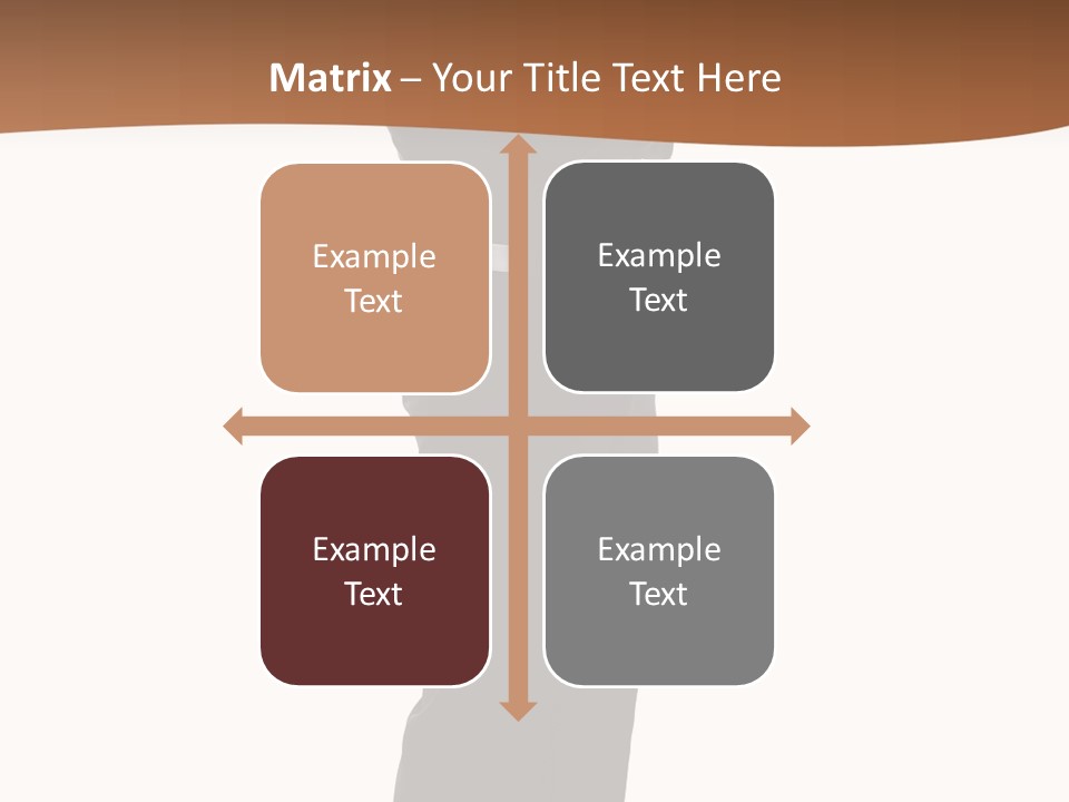 A Man Standing With His Arms Crossed In Front Of Him PowerPoint Template