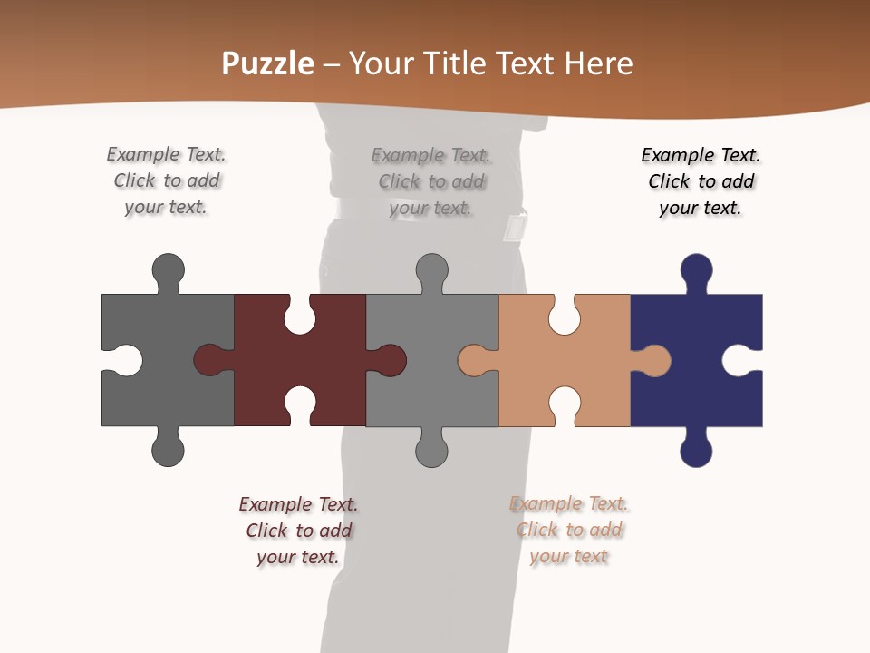 A Man Standing With His Arms Crossed In Front Of Him PowerPoint Template