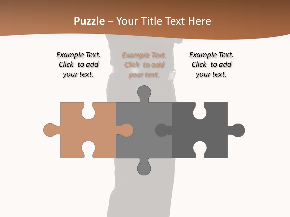 A Man Standing With His Arms Crossed In Front Of Him PowerPoint Template