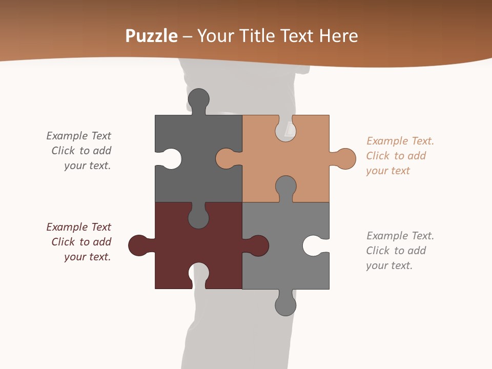 A Man Standing With His Arms Crossed In Front Of Him PowerPoint Template