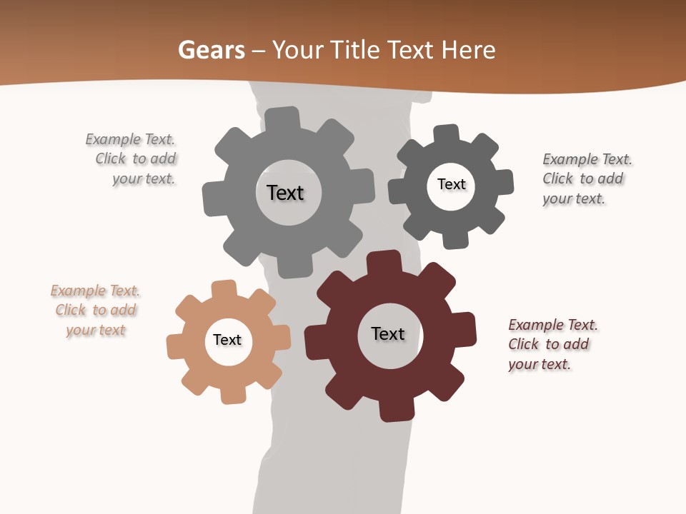 A Man Standing With His Arms Crossed In Front Of Him PowerPoint Template