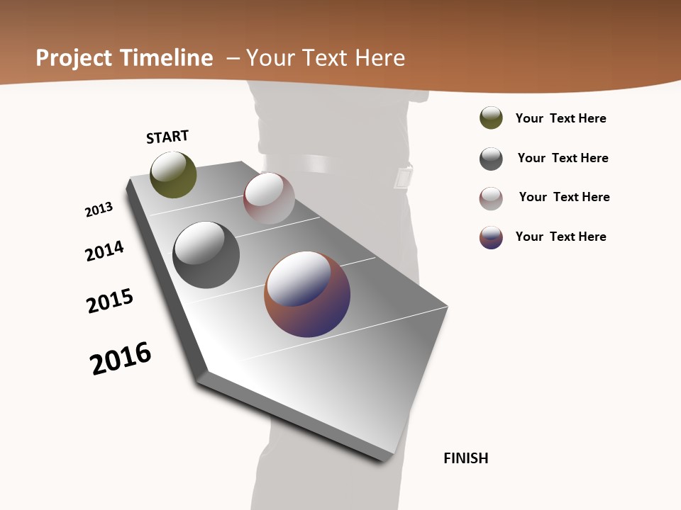A Man Standing With His Arms Crossed In Front Of Him PowerPoint Template