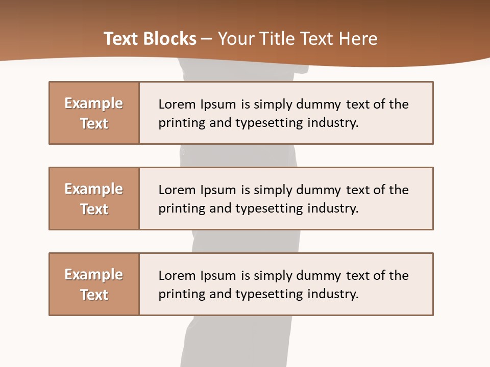 A Man Standing With His Arms Crossed In Front Of Him PowerPoint Template