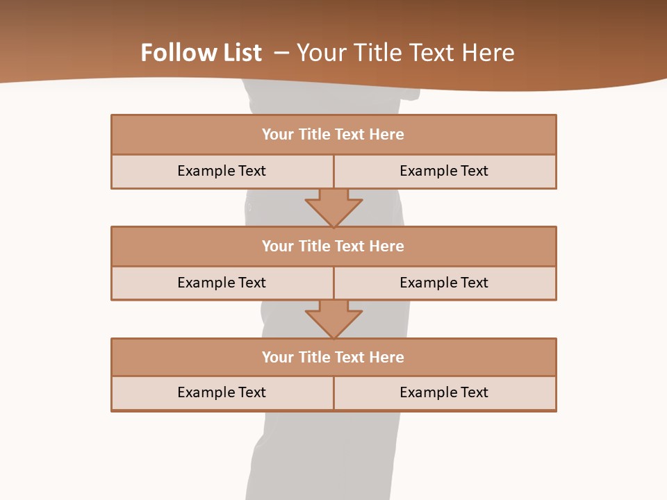 A Man Standing With His Arms Crossed In Front Of Him PowerPoint Template