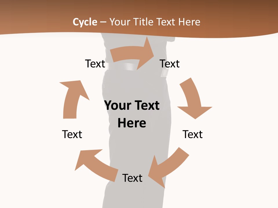 A Man Standing With His Arms Crossed In Front Of Him PowerPoint Template