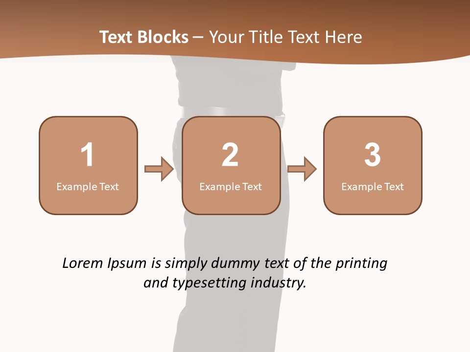 A Man Standing With His Arms Crossed In Front Of Him PowerPoint Template