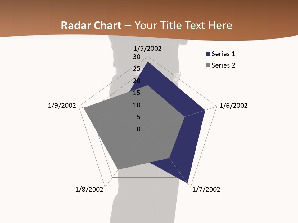 A Man Standing With His Arms Crossed In Front Of Him PowerPoint Template