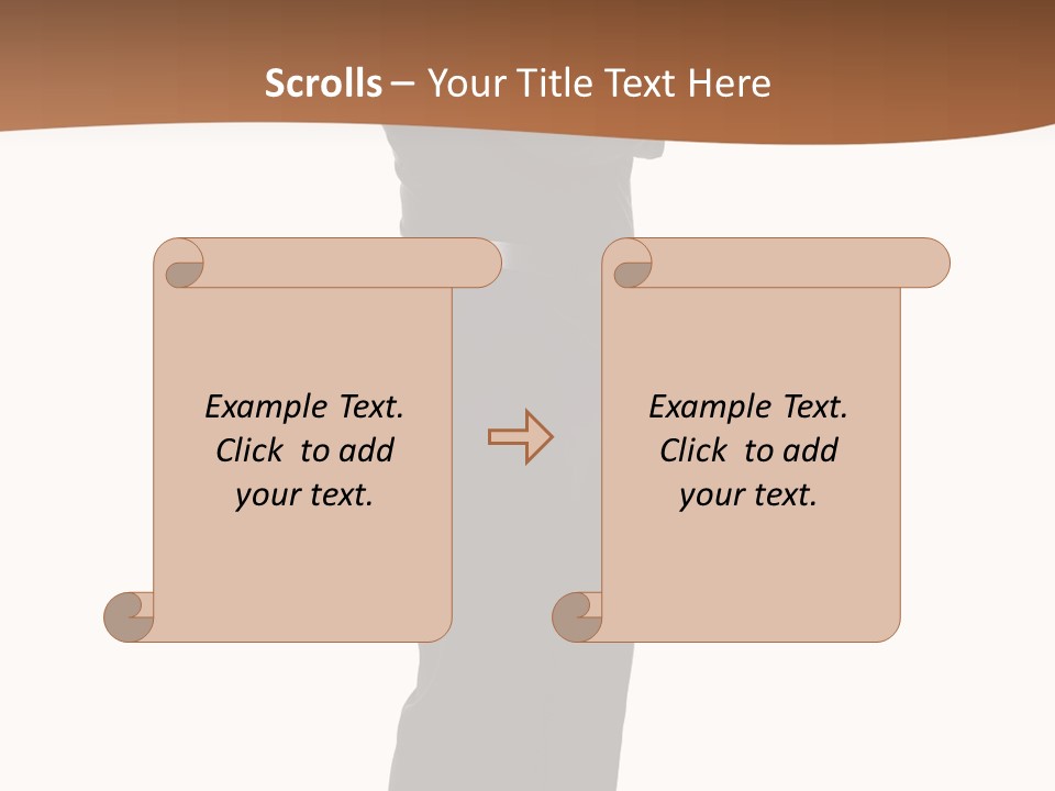 A Man Standing With His Arms Crossed In Front Of Him PowerPoint Template