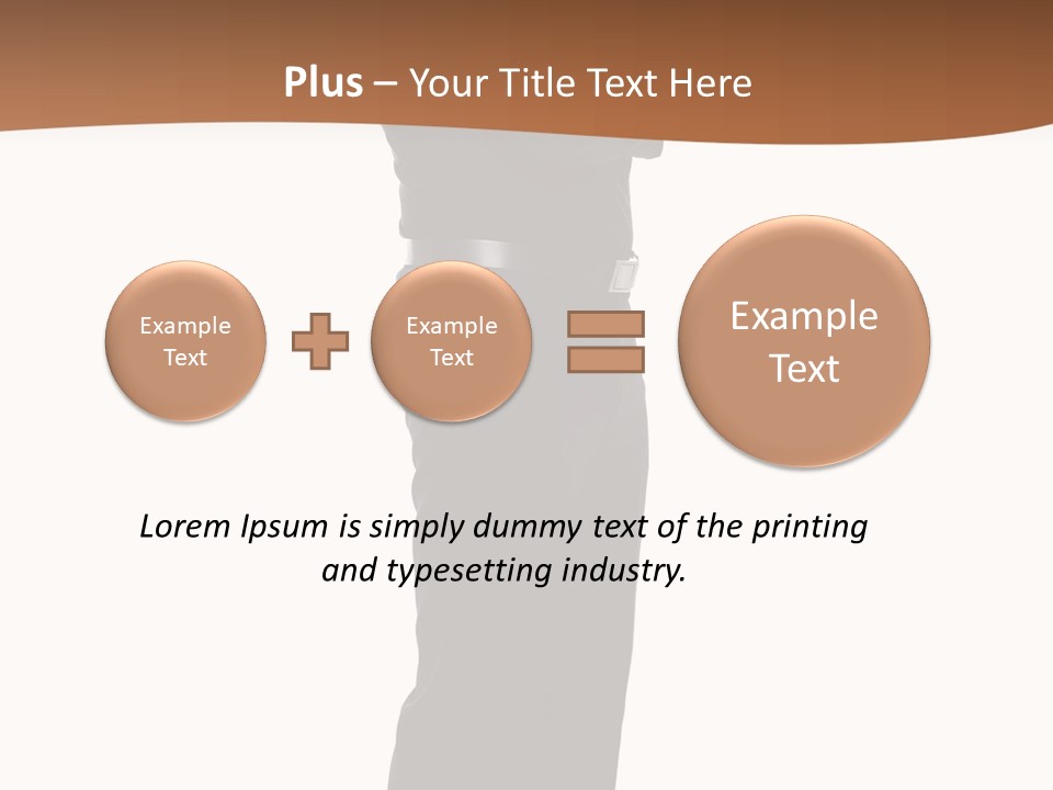 A Man Standing With His Arms Crossed In Front Of Him PowerPoint Template