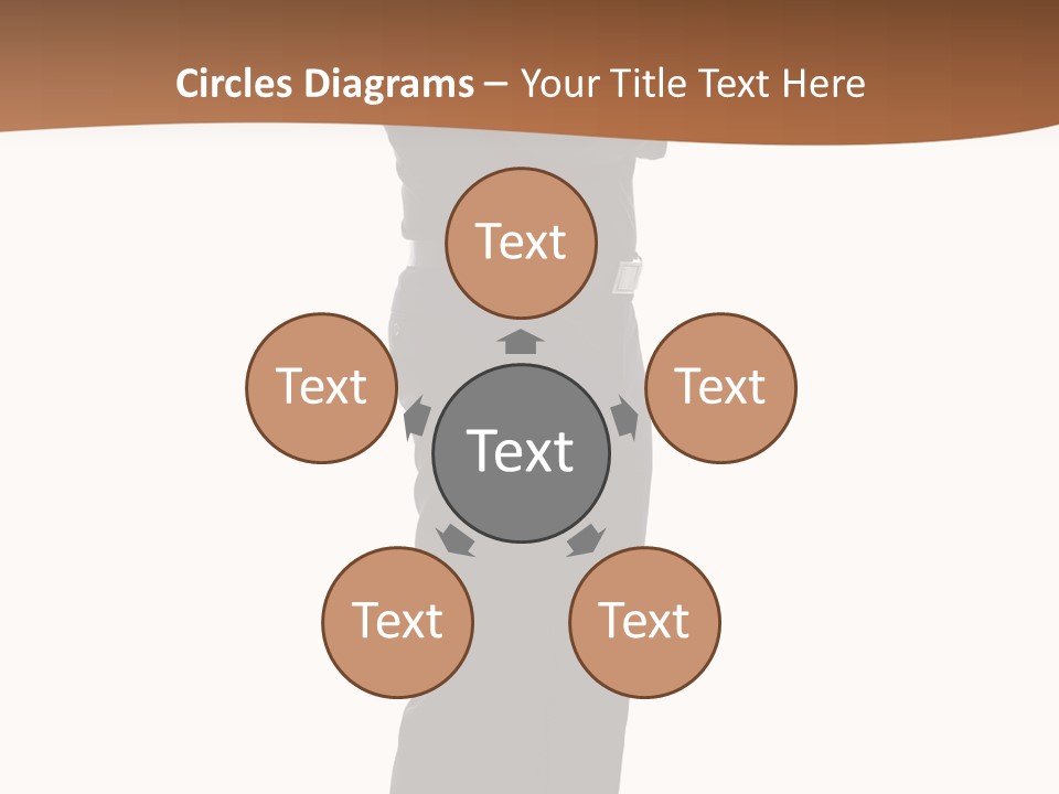 A Man Standing With His Arms Crossed In Front Of Him PowerPoint Template