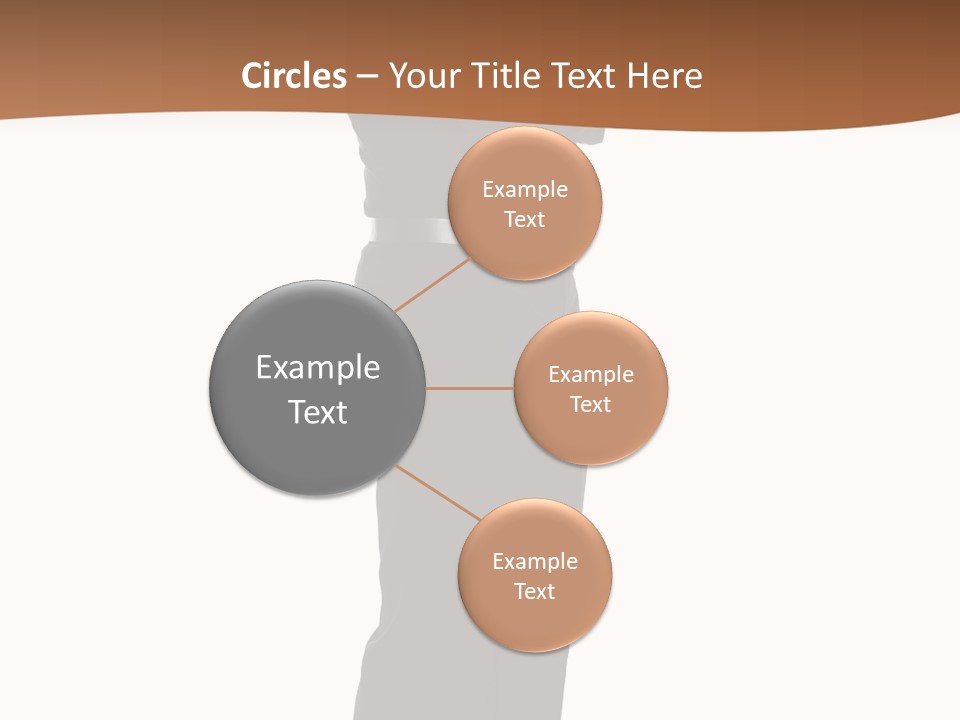 A Man Standing With His Arms Crossed In Front Of Him PowerPoint Template