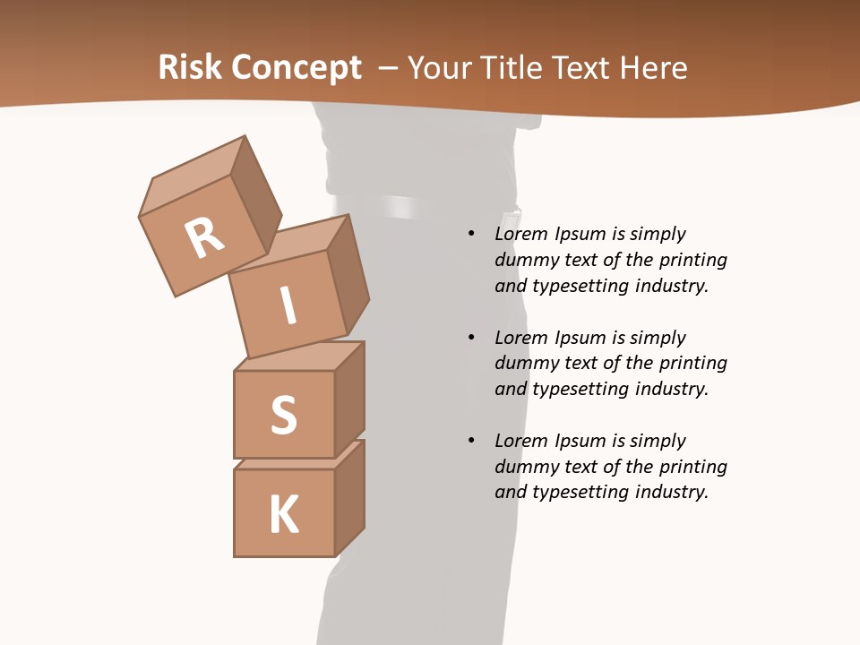 A Man Standing With His Arms Crossed In Front Of Him PowerPoint Template
