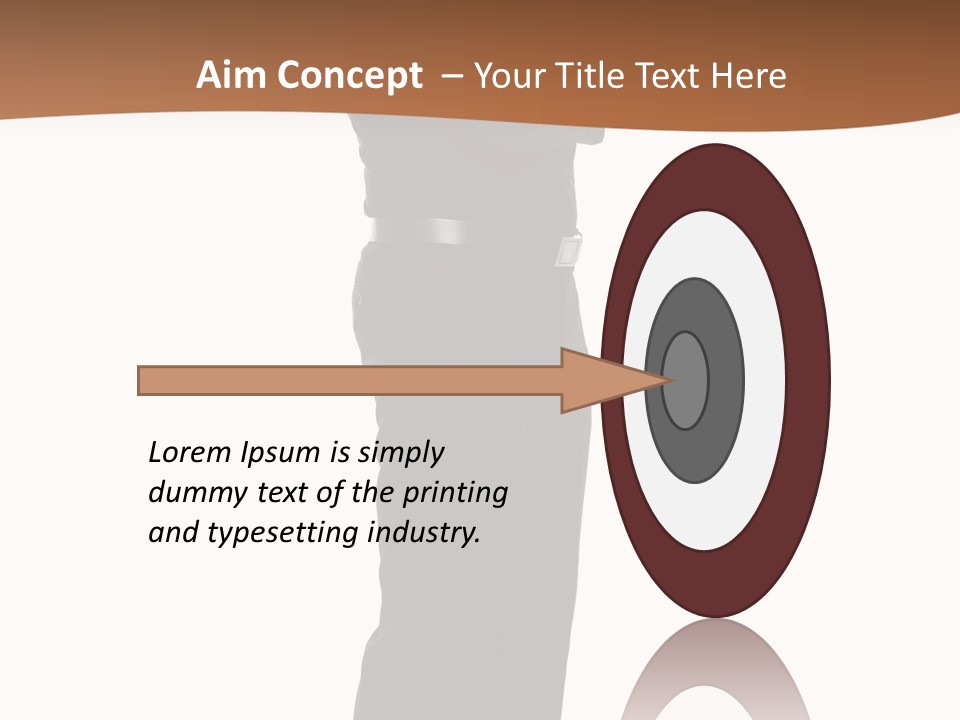 A Man Standing With His Arms Crossed In Front Of Him PowerPoint Template