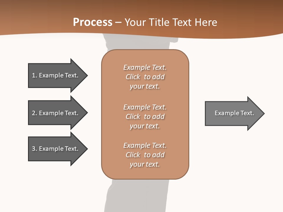 A Man Standing With His Arms Crossed In Front Of Him PowerPoint Template