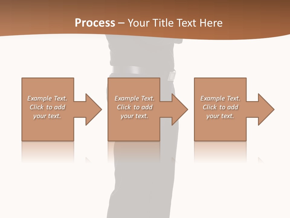 A Man Standing With His Arms Crossed In Front Of Him PowerPoint Template