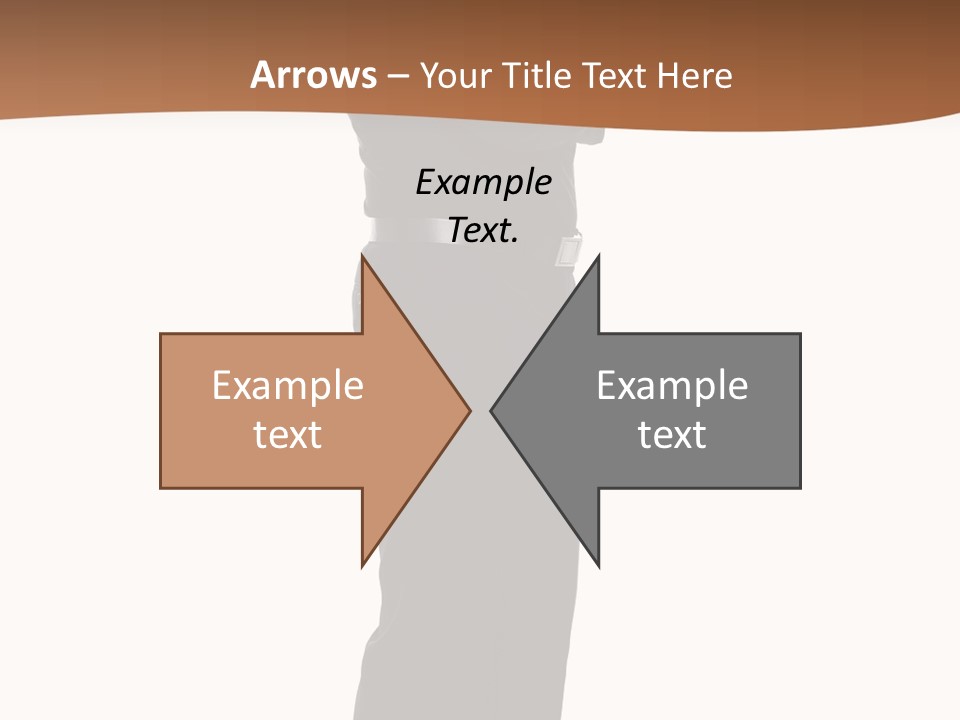 A Man Standing With His Arms Crossed In Front Of Him PowerPoint Template