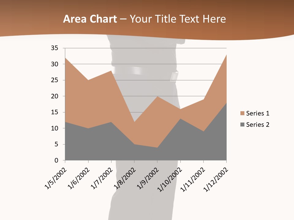 A Man Standing With His Arms Crossed In Front Of Him PowerPoint Template