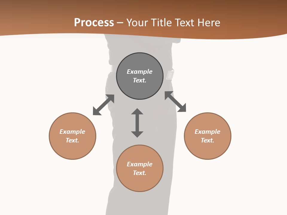 A Man Standing With His Arms Crossed In Front Of Him PowerPoint Template