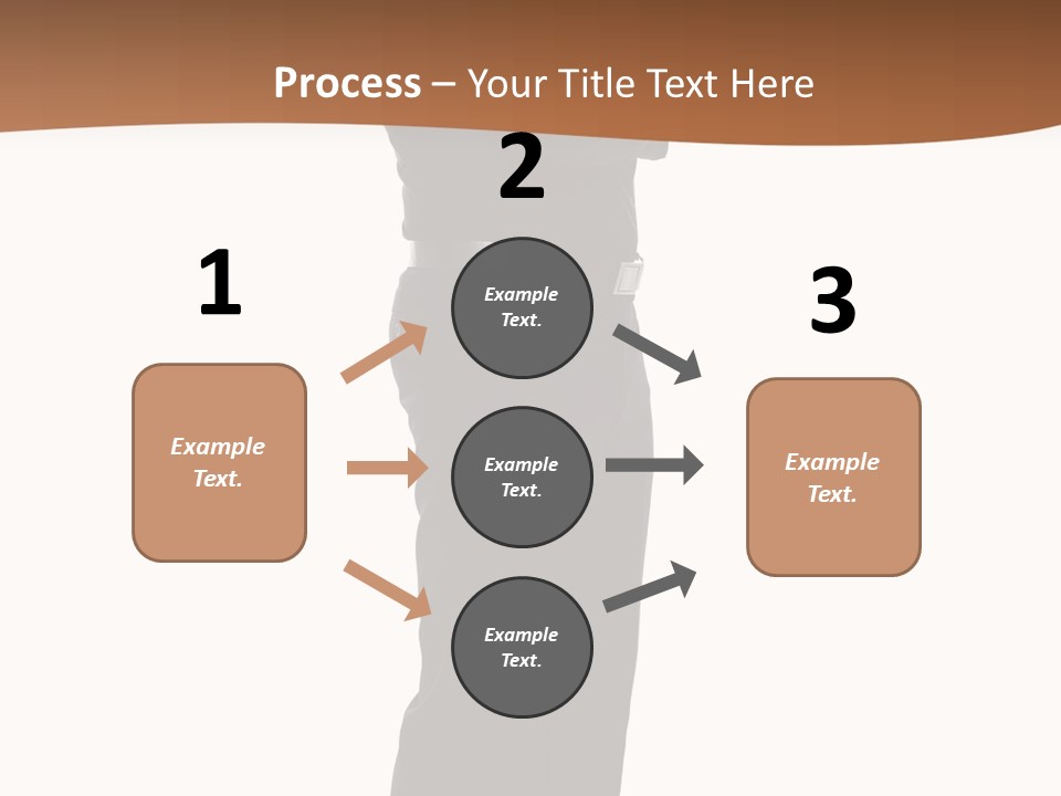 A Man Standing With His Arms Crossed In Front Of Him PowerPoint Template