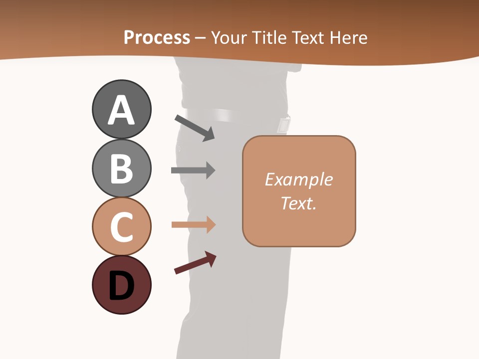 A Man Standing With His Arms Crossed In Front Of Him PowerPoint Template