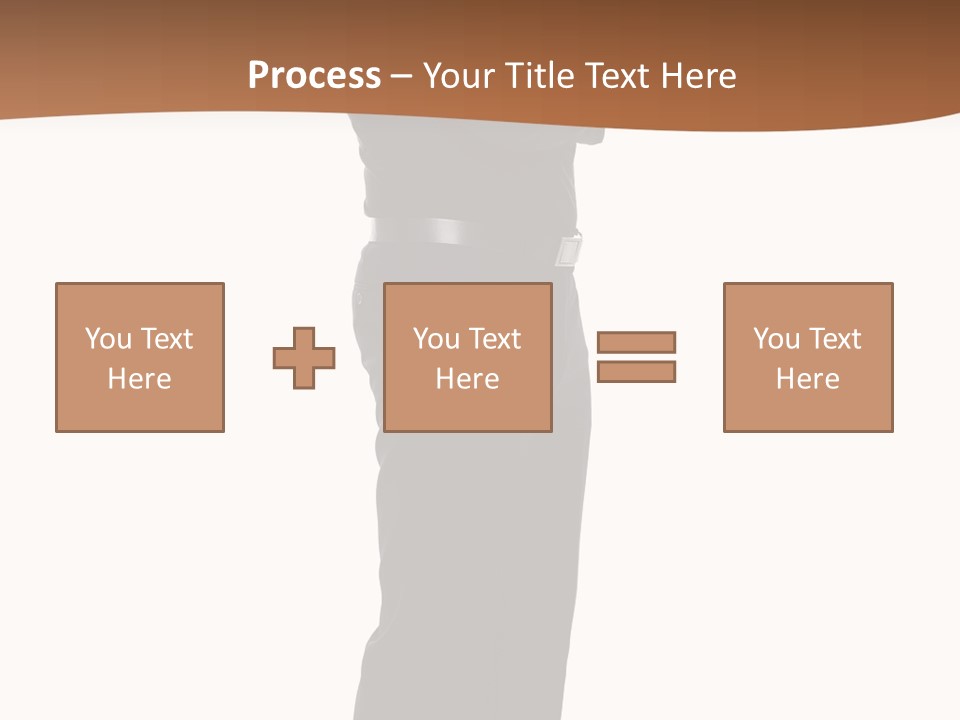 A Man Standing With His Arms Crossed In Front Of Him PowerPoint Template