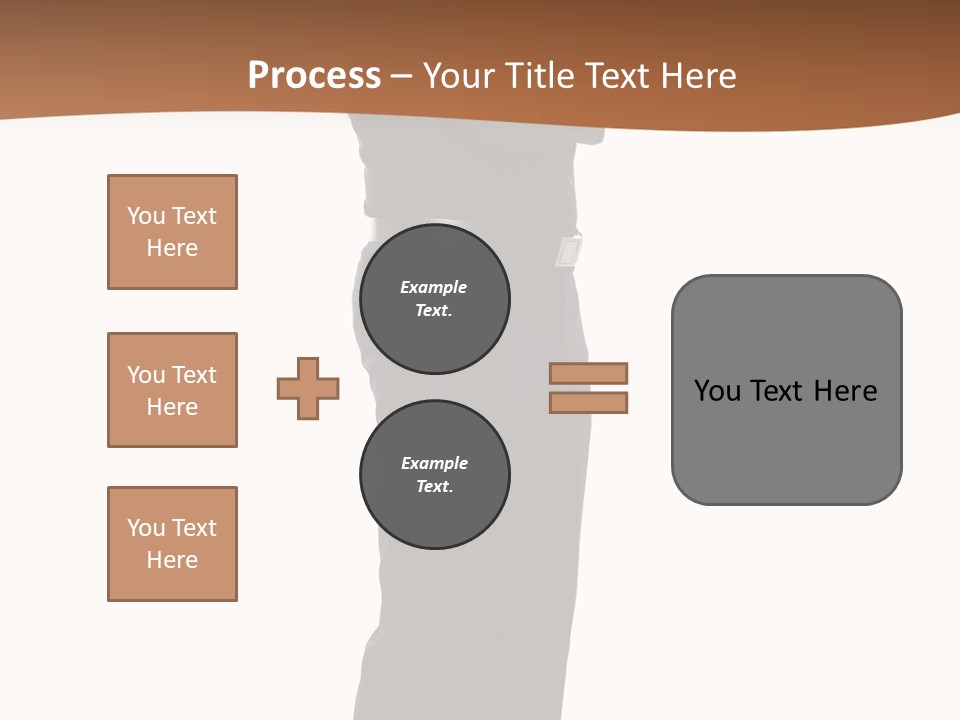 A Man Standing With His Arms Crossed In Front Of Him PowerPoint Template