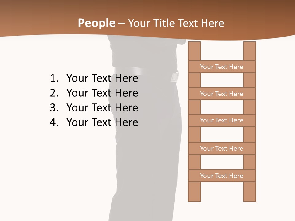 A Man Standing With His Arms Crossed In Front Of Him PowerPoint Template
