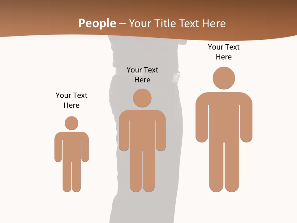 A Man Standing With His Arms Crossed In Front Of Him PowerPoint Template