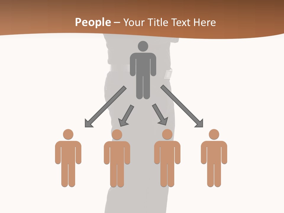 A Man Standing With His Arms Crossed In Front Of Him PowerPoint Template