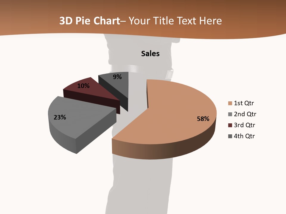 A Man Standing With His Arms Crossed In Front Of Him PowerPoint Template