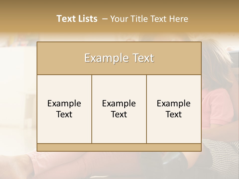 A Woman Reading A Book To A Little Girl PowerPoint Template