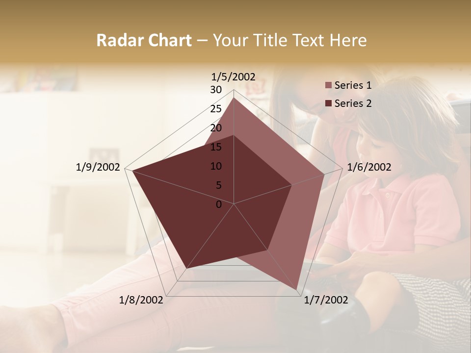 A Woman Reading A Book To A Little Girl PowerPoint Template