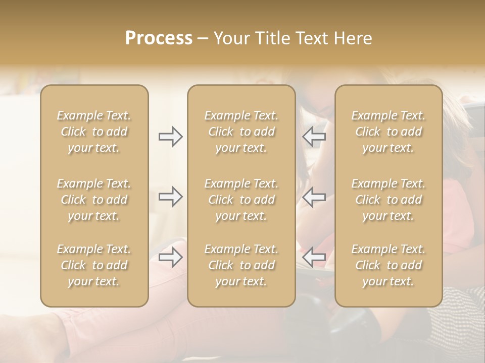 A Woman Reading A Book To A Little Girl PowerPoint Template