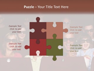 A Group Of People Sitting In A Movie Theater PowerPoint Template